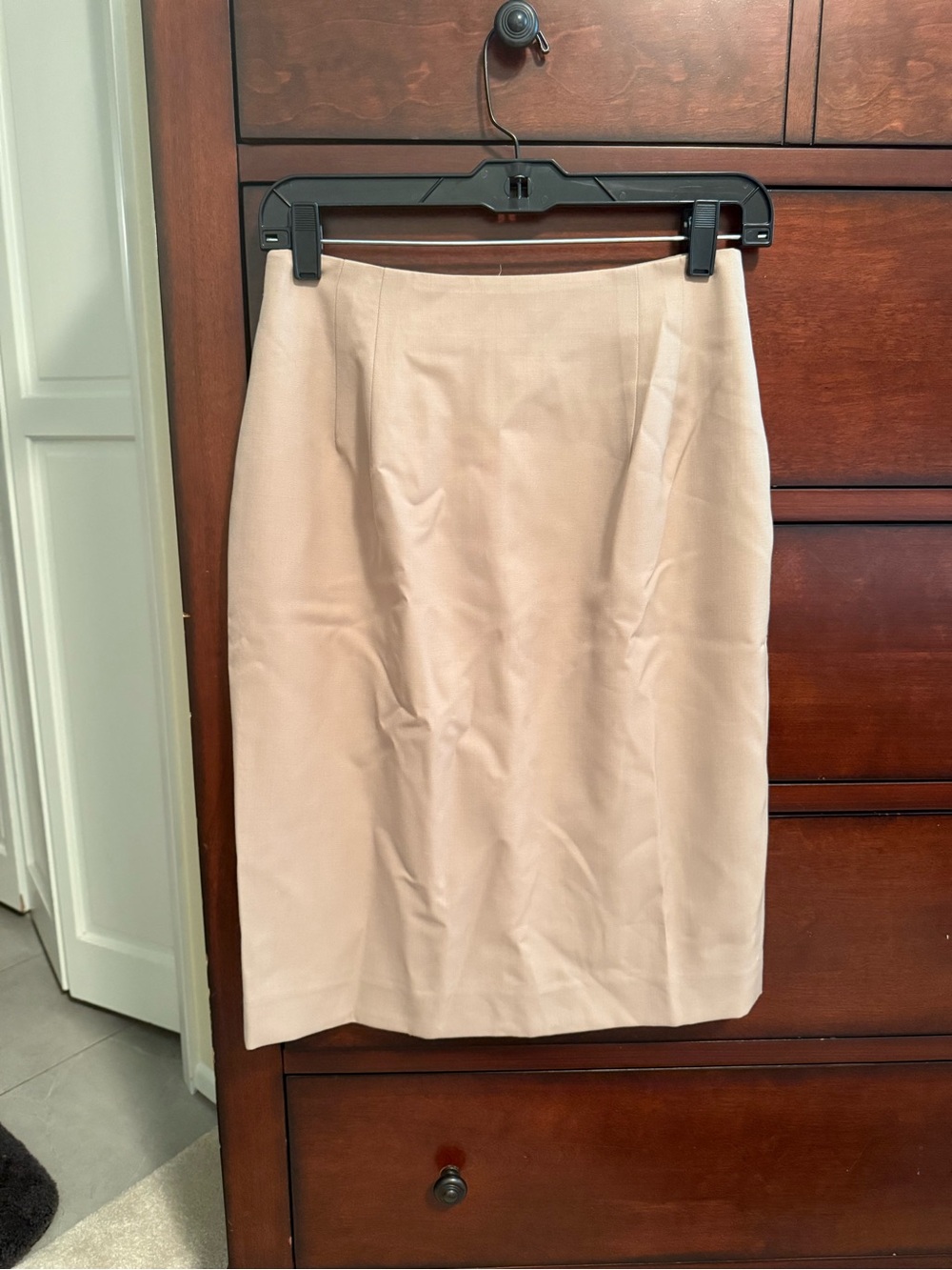 Classic Tan Pencil Skirt — Tailored Women's Workwear